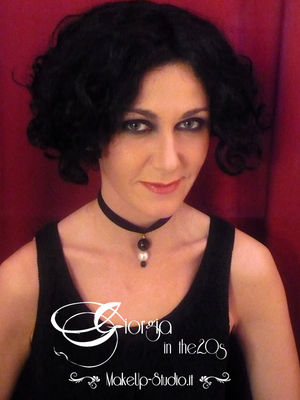 Giorgia, trucco anni'20