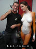 body painting Philipp Plein