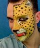 face painting leopardo