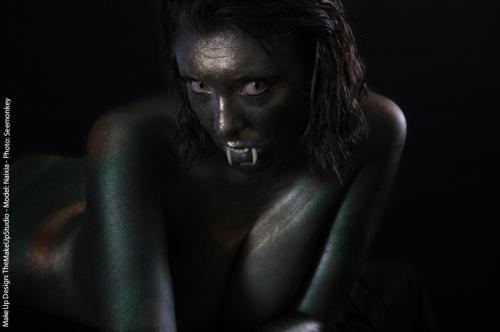 bodypainting Naixa serpente