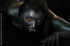 bodypainting Naixia serpente
