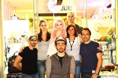 Notte Rosa: Modelle in vetrina (cast)